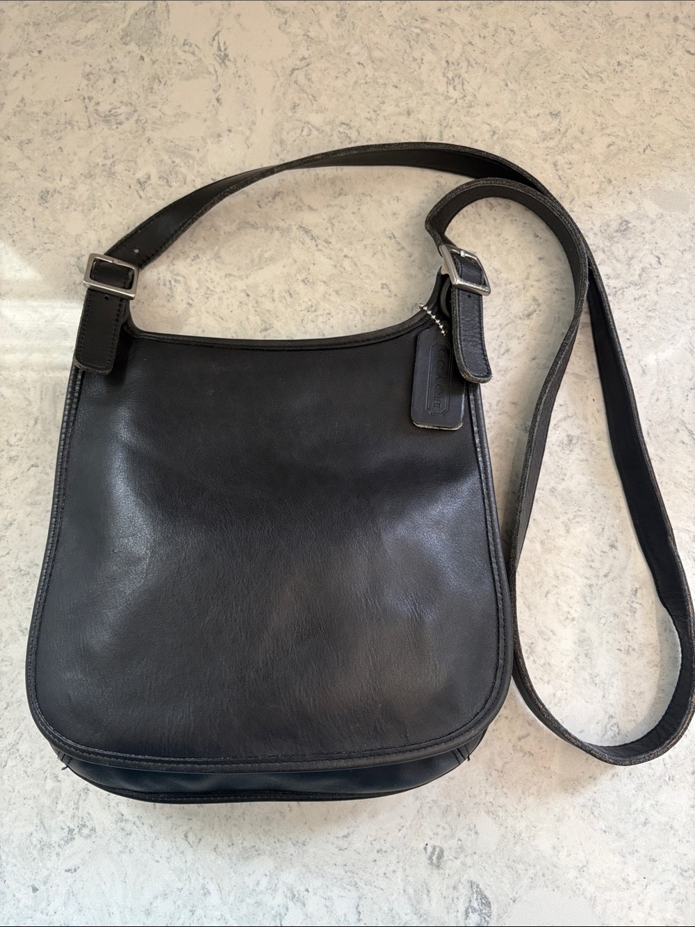 Vintage Y2K Coach Slim Hippie Flap bag #9135